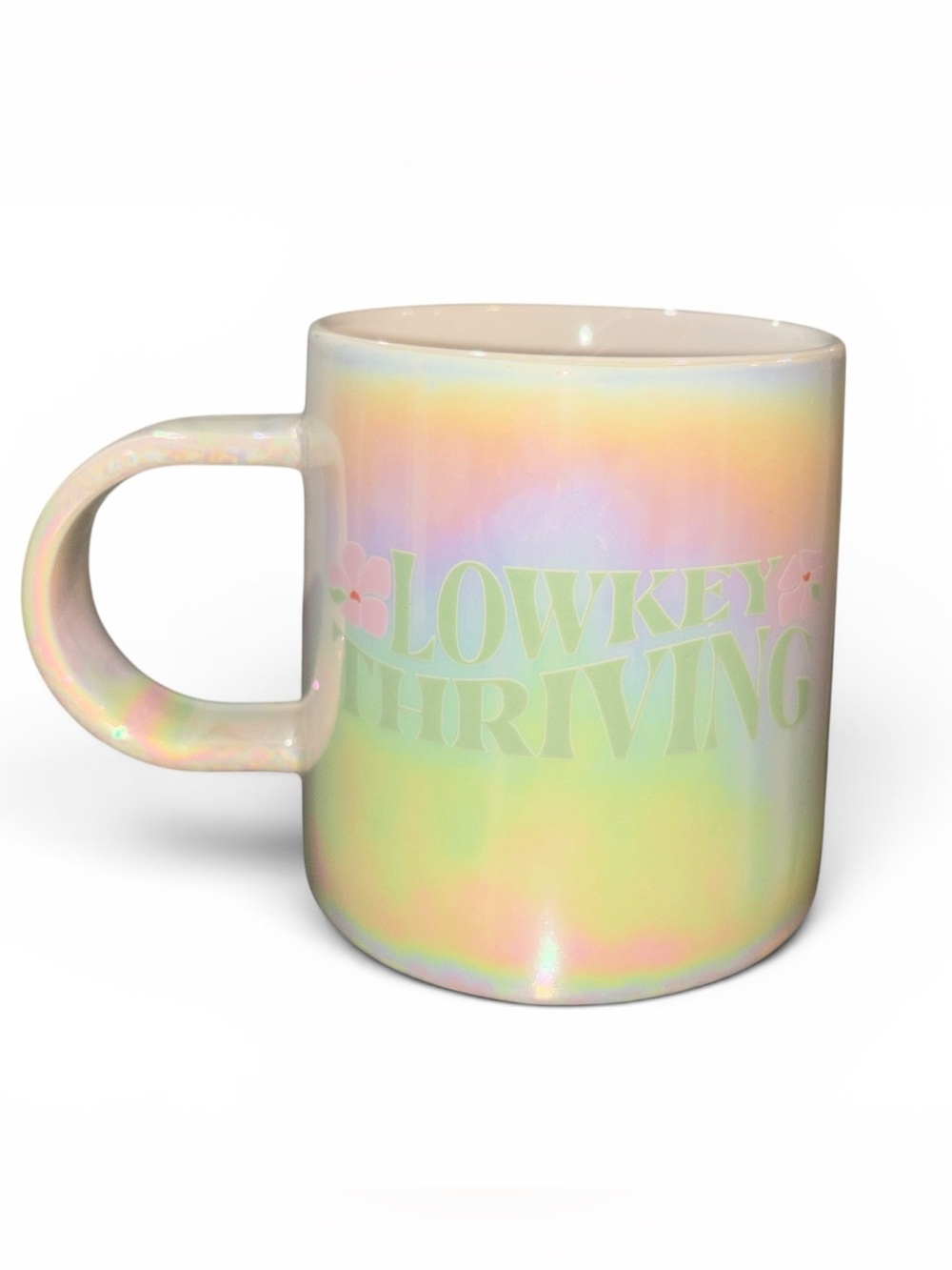 Low Key Thriving Room Essentials Iridescent 12 oz Mug